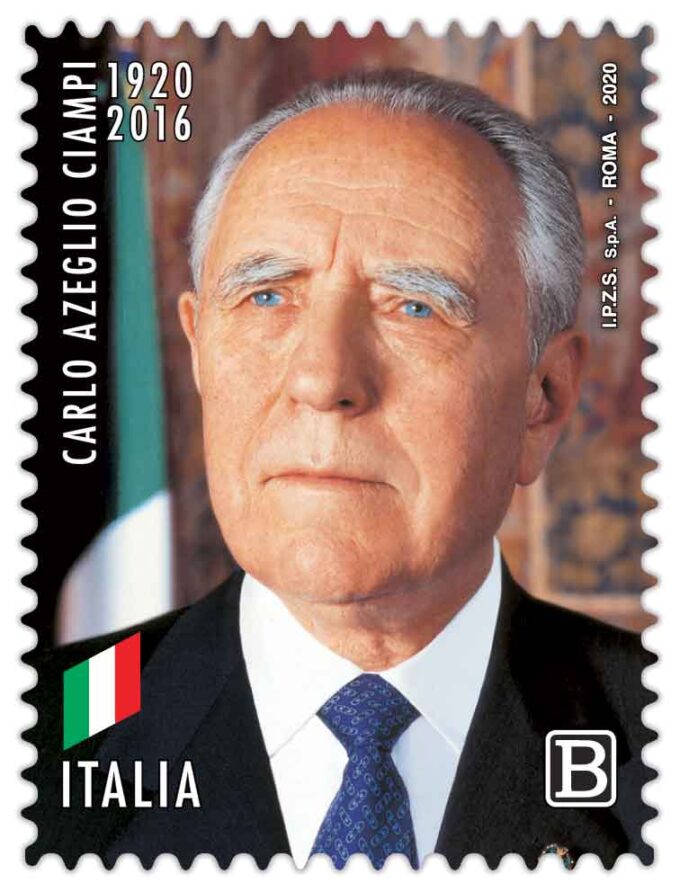 Emissione francobollo Carlo Azeglio Ciampi