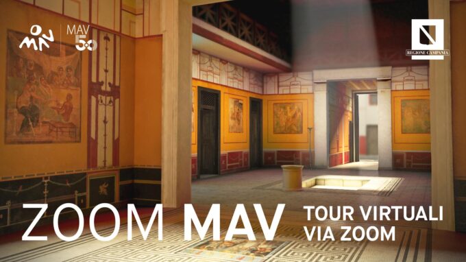 MAV – Dal mese di marzo Tour virtuali via Zoom: ERUZIONI VESUVIANE – LUSSO E VILLE NEL GOLFO DI NAPOLI