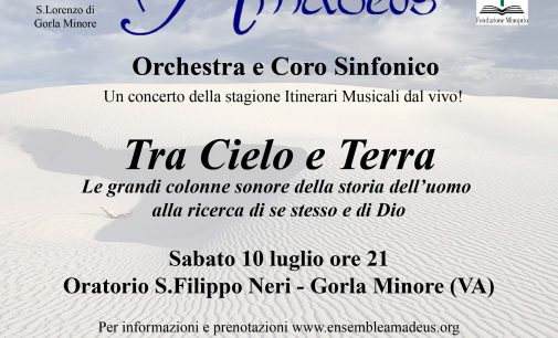 Concerto AMADEUS Tra Cielo e Terra – 10 luglio 2021 ore 21 – Gorla Minore (VA)