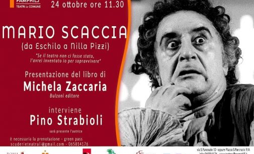 Teatro Villa Pamphilj, Roma – MARIO SCACCIA: AVVENTURE D’ATTORE DA ESCHILO A NILLA PIZZI