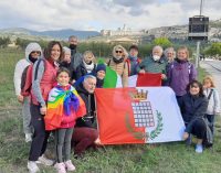 MARCIA PERUGIA- ASSISI, LA CITTA’ DI GROTTAFERRATA PRESENTE