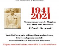 Cerimonia commemorativa del Maggiore dell’Arma dei Carabinieri Alfredo Serranti, Medaglia d’Oro al Valor Militare