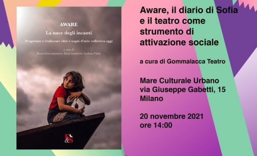 Gommalacca Teatro a BookCity Milano con il libro “Aware – La nave degli incanti”