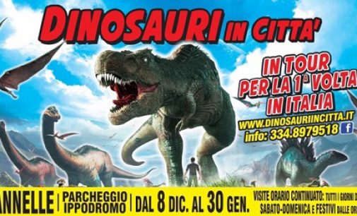“Dinosauri in città” a Roma dall’8 dicembre al 30 gennaio