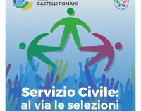 AL VIA LE SELEZIONI DI SERVIZIO CIVILE NEL SISTEMA CASTELLI ROMANI