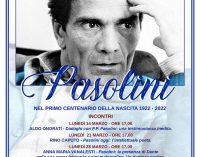 Incontri su Pasolini presso Museo Civico di Albano