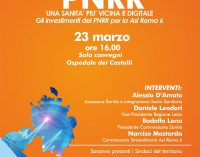 Oggi alle ore 16 Asl Roma 6 presenta il piano investimenti PNRR