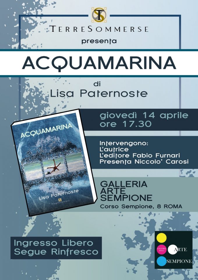“Acquamarina” di Lisa Paternoste il 14 aprile a Roma