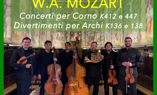 Nemi: al Convento dei Padri Mercedari, i Concerti per corno e i Divertimenti di Mozart