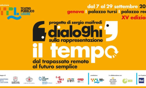 Genova 7/29 set – IL TEMPO. DIALOGHI SULLA RAPPRESENTAZIONE