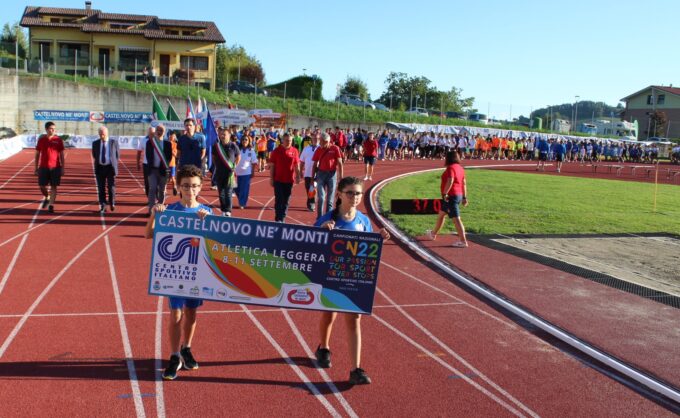 A Castelnovo Ne’ Monti fino a domenica 1413 finalisti in pista nel 24° campionato arancioblu