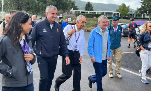 Pratoni 2022, visita del presidente del CIO Thomas Bach ai Fei World Championships