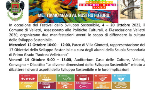 PARTECIPAZIONE FESTIVAL DELLO SVILUPPO  SOSTENIBILE 2022