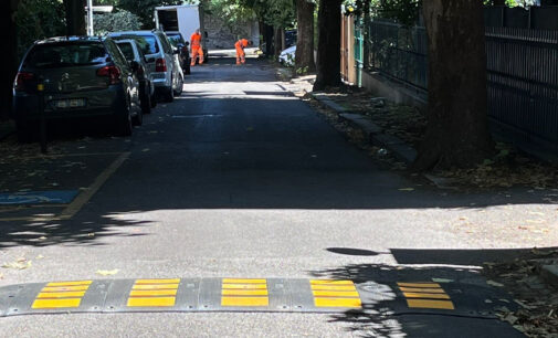 Grottaferrata – Via Filippo Corridoni, installati dissuasori di velocità