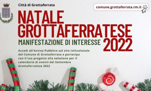 Natale Grottaferratese – Al via la presentazione dei progetti