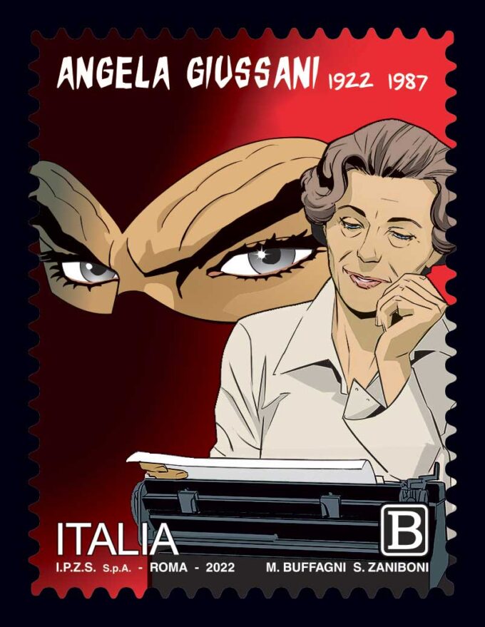 Emissione francobollo Angela Giussani