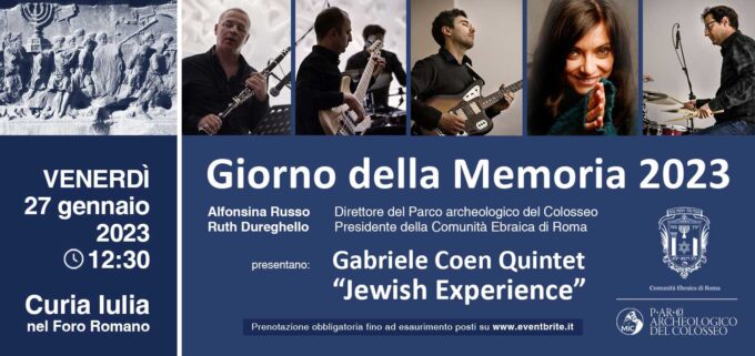 Nel Giorno della Memoria con il Gabriele Coen Quintet “Jewish Experience”
