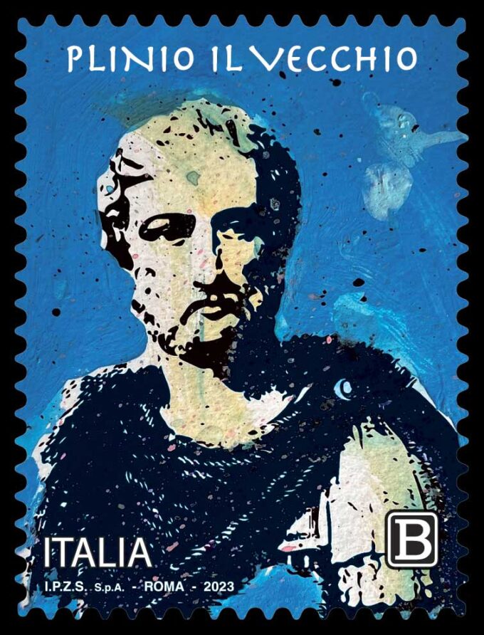 Emissione francobollo Plinio il Vecchio