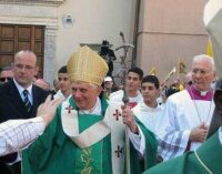 Velletri – PAPA BENEDETTO XVI per testamento lascia alla “sua” Diocesi la somma di 20.000 euro