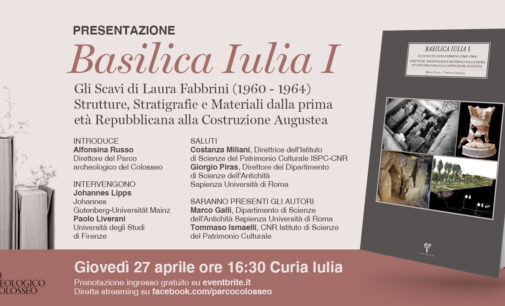 Giovedì 27 aprile “Basilica Iulia I. Gli Scavi…” presso la Curia Iulia