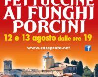 Casaprota,sagra delle fettuccine ai funghi porcini