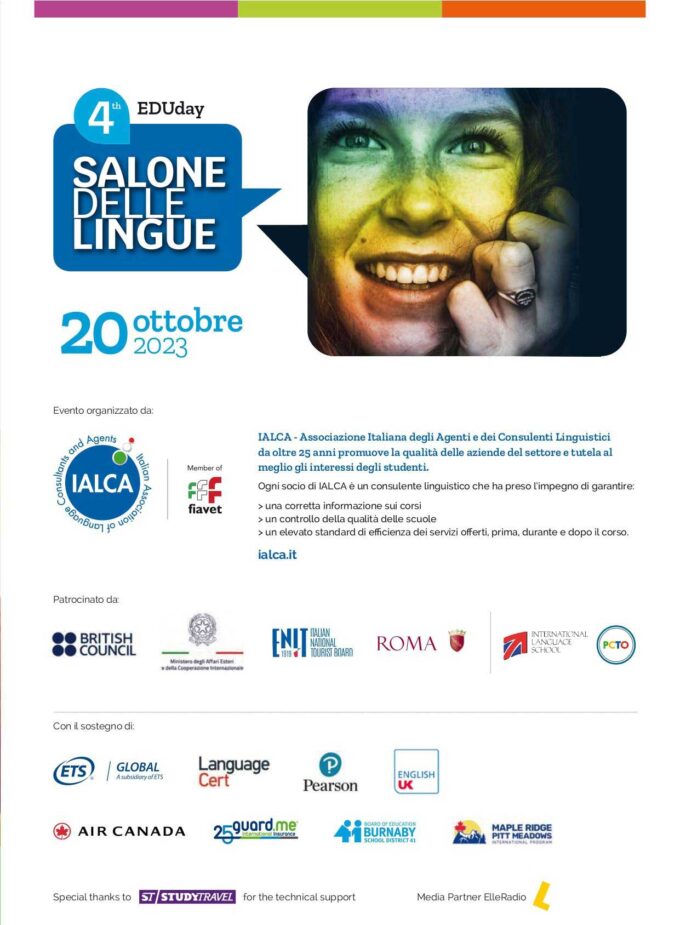 4° SALONE DELLE LINGUE (Roma, WEGIL, 20 ottobre 2023)