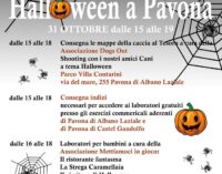 Il 31 ottobre Halloween a Pavona…pomeriggio in festa