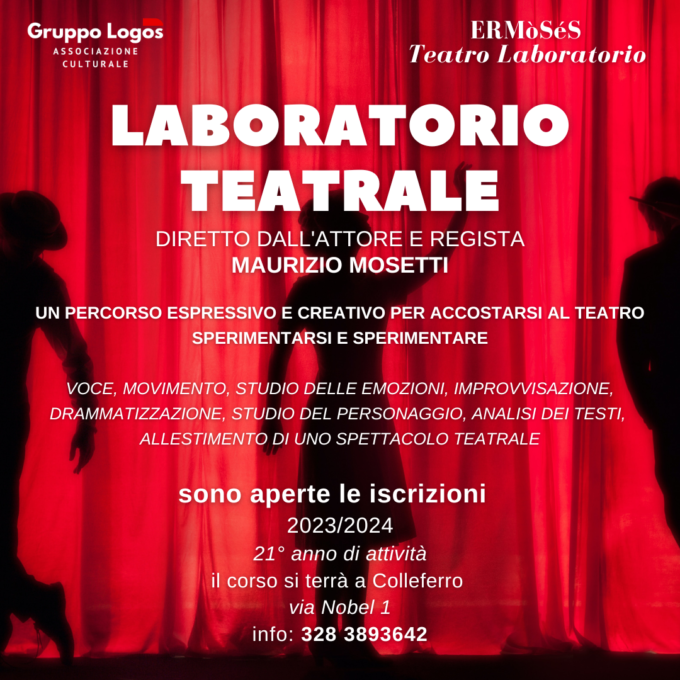 aperte le iscrizioni alla 21° edizione di Ermòsés Teatro Laboratorio 2023/2024