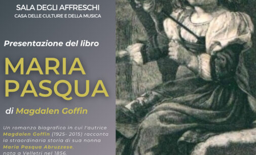 VELLETRI – presentazione del libro Maria Pasqua di Magdalen Goffin