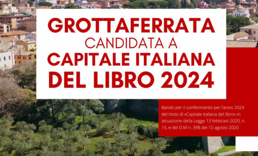 Grottaferrata candidata a Capitale Italiana del Libro 2024