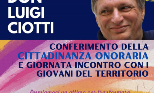 conferimento cittadinanza onoraria don Luigi Ciotti