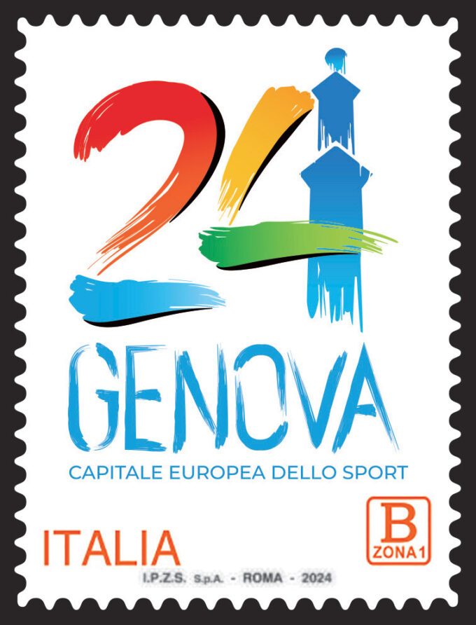 Emissione francobollo Genova, capitale europea dello sport