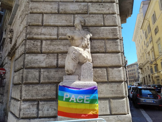 Roma: “Pasquinata per la Pace” per il sindaco Gualtieri