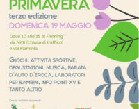 MUNICIPIO XV: “FESTA DI PRIMAVERA. DOMENICA 19 TERZA EDIZIONE PER LE VIE DEL FLEMING”