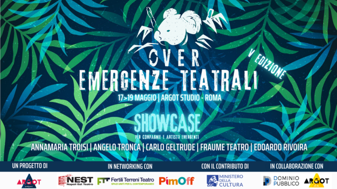 All’Argot Studio di Roma la V edizione di OVER/Emergenze Teatrali per il sostegno e la promozione di compagnie emergenti