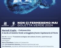 La Goletta Verde di Legambiente arriva nel Lazio, il 9 tappa a Civitavecchia per parlare di rinnovabili e fine dell’era del fossile