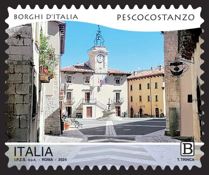 Emissione di quattro francobolli ordinari dedicati ai Borghi d’Italia: Pescocostanzo, Stilo, Codrongianos e Scicli.