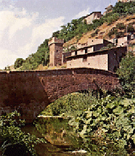 Scorcio di un ponte a Blera