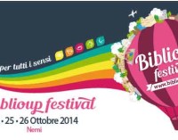 BiblioUP Festival. La cultura per tutti i sensi  Nemi 24-26 ottobre 2014