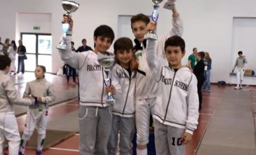 Frascati Scherma, piccoli fiorettisti scatenati ai campionati regionali Gpg