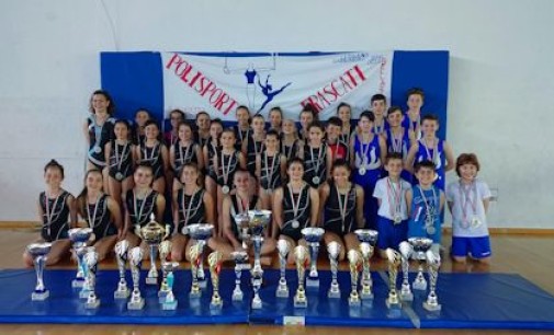 Polisport Frascati ginnastica artistica, un pieno di medaglie. E ora arrivano le finali nazionali Csen