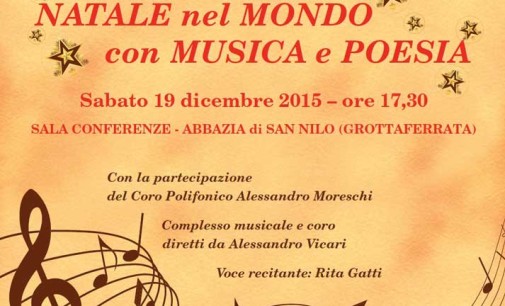 “Natale nel mondo con Musica e Poesia”