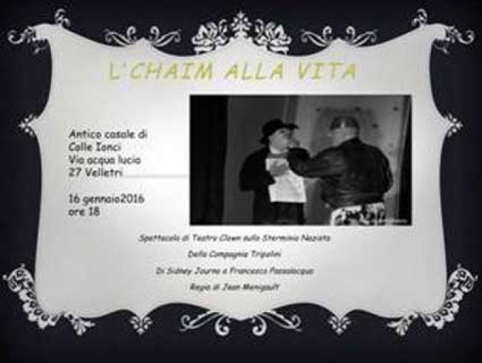 “L’chaim alla Vita”