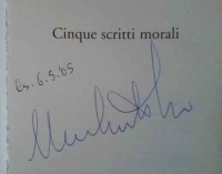 6 maggio 2005 a Cosenza con Umberto Eco