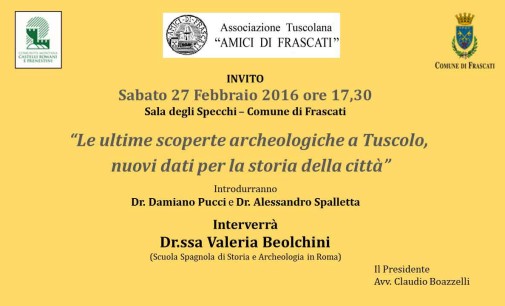 Archeologia e storia di Tuscolo: se ne parla a Frascati
