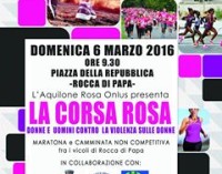 La “Corsa rosa”, una manifestazione sportiva  contro la violenza sulle donne