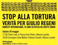 Amnesty International ad Albano per la verità sul caso Giulio Regeni