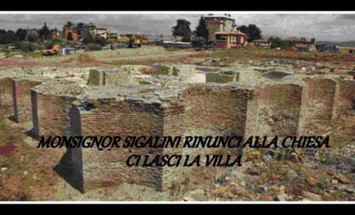 San Cesareo Villa di Cesare e Massenzio: appello al Vescovo Sigalini