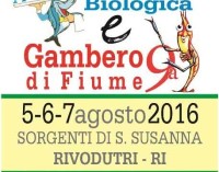 Trote e gamberi di fiume a Rivodutri (RI) – 5/7 agosto