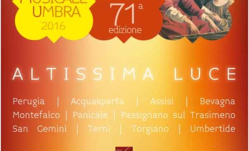 Sagra Musicale Umbra 2016